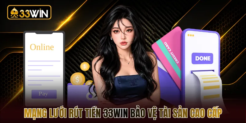 Mạng lưới rút tiền 33WIN bảo vệ tài sản cao cấp