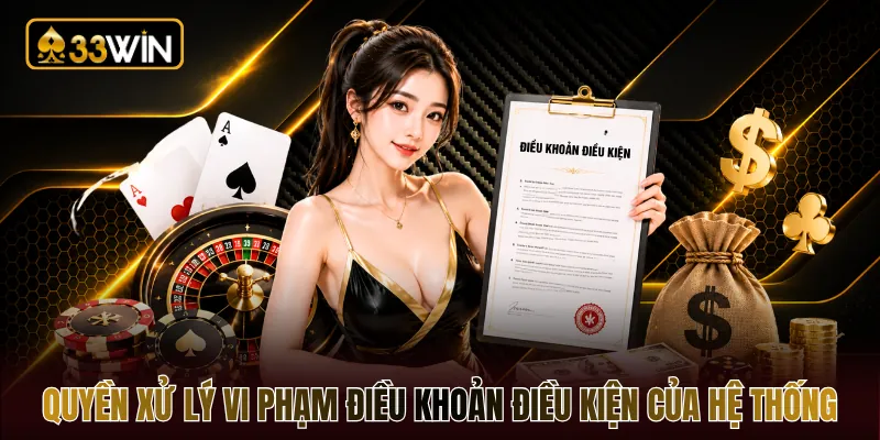 Quyền xử lý vi phạm điều khoản điều kiện của hệ thống